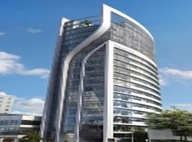 Construction site on a river